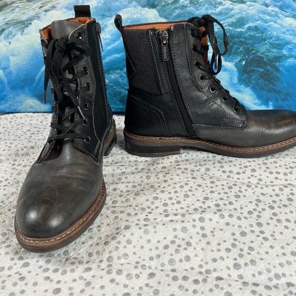 PIKOLINOS Shoes - Women's Black Lace up Leather Boots